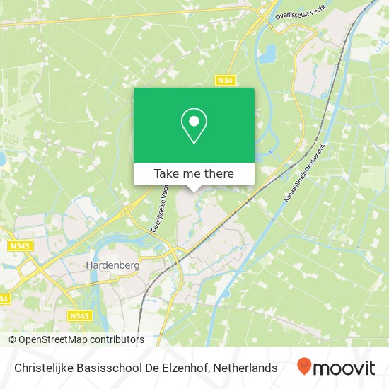 Christelijke Basisschool De Elzenhof Karte