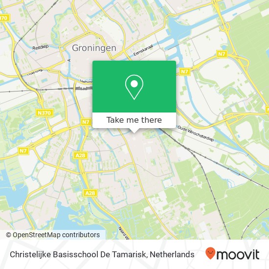 Christelijke Basisschool De Tamarisk Karte