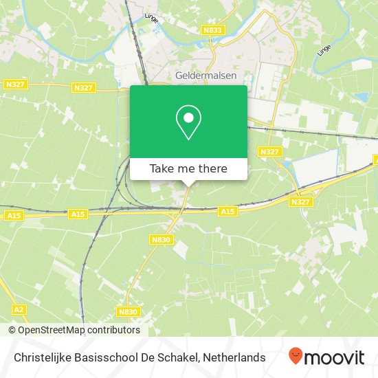 Christelijke Basisschool De Schakel Karte