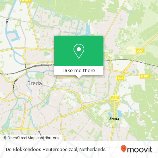 De Blokkendoos Peuterspeelzaal map