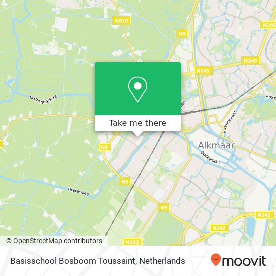 Basisschool Bosboom Toussaint map