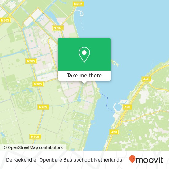 De Kiekendief Openbare Basisschool map