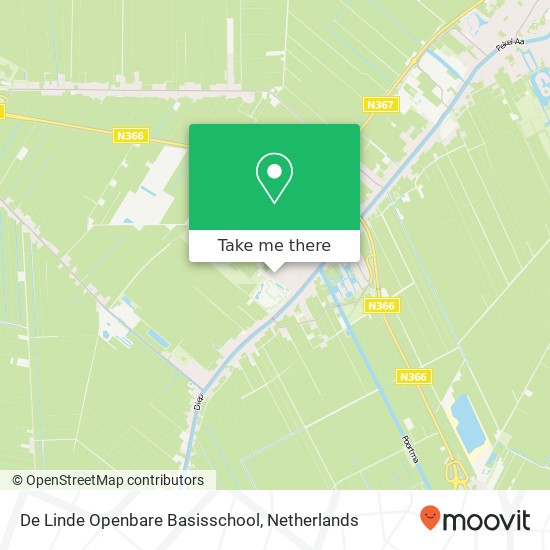 De Linde Openbare Basisschool map