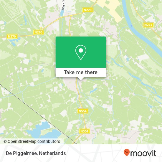 De Piggelmee map