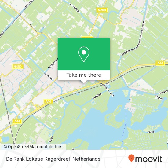 De Rank Lokatie Kagerdreef map