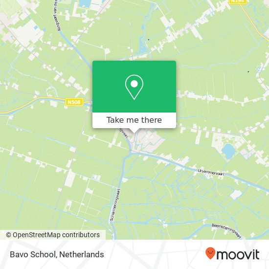 Bavo School map