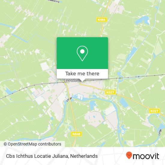 Cbs Ichthus Locatie Juliana map