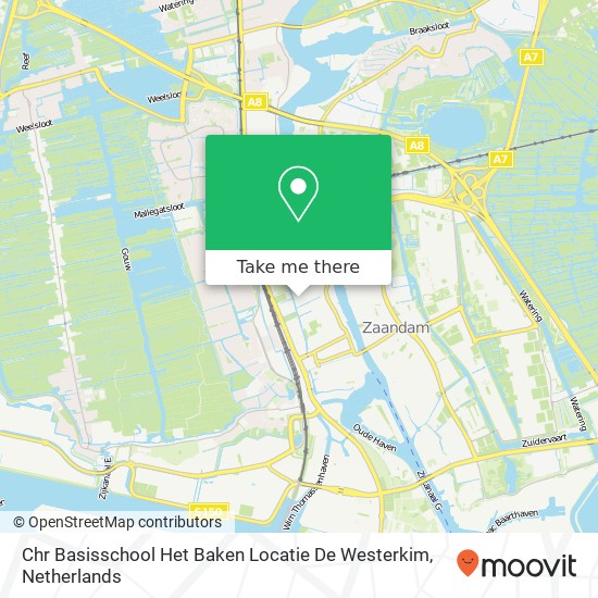 Chr Basisschool Het Baken Locatie De Westerkim map