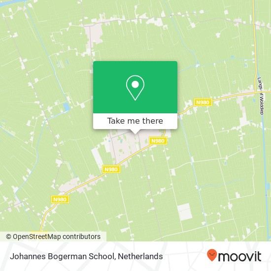 Johannes Bogerman School map