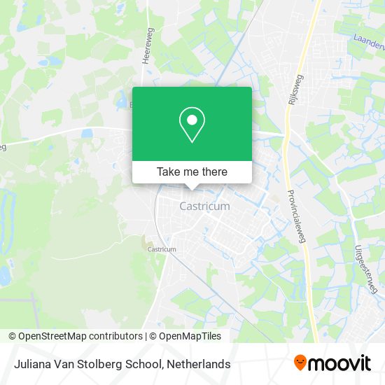 Juliana Van Stolberg School map