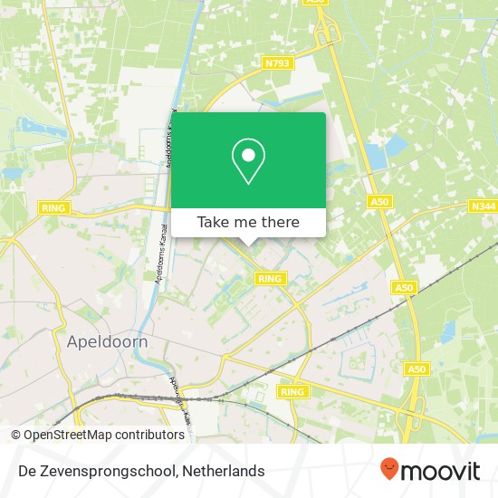 De Zevensprongschool map