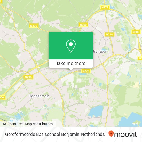 Gereformeerde Basisschool Benjamin map