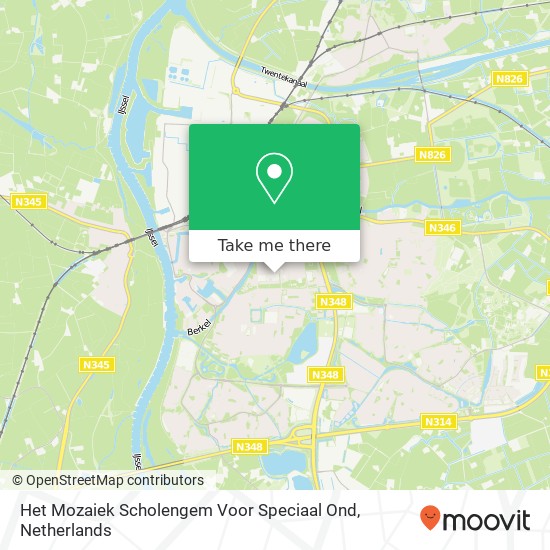 Het Mozaiek Scholengem Voor Speciaal Ond map