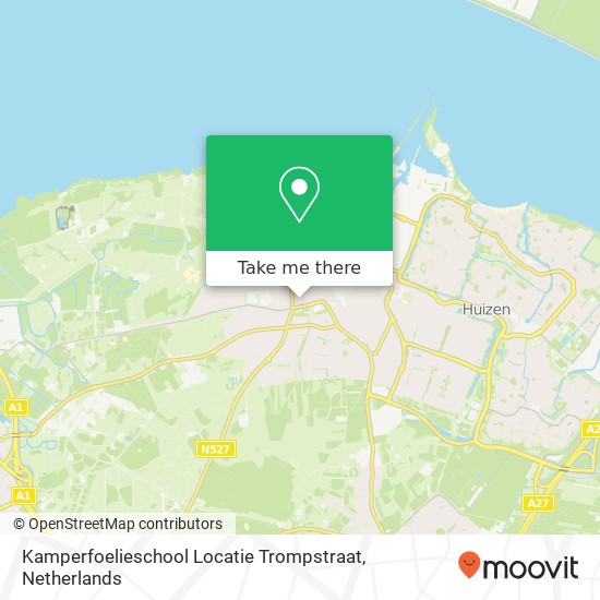 Kamperfoelieschool Locatie Trompstraat Karte