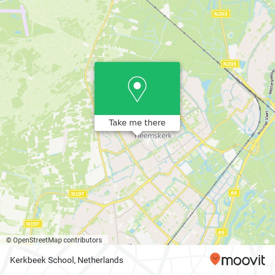 Kerkbeek School Karte