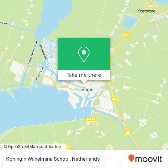 Koningin Wilhelmina School Karte