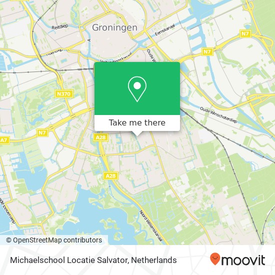 Michaelschool Locatie Salvator map