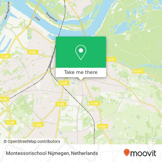 Montessorischool Nijmegen map