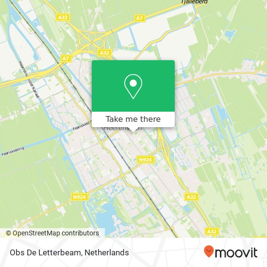 Obs De Letterbeam map