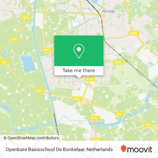 Openbare Basisschool De Bonkelaar map