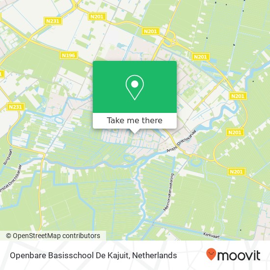 Openbare Basisschool De Kajuit map