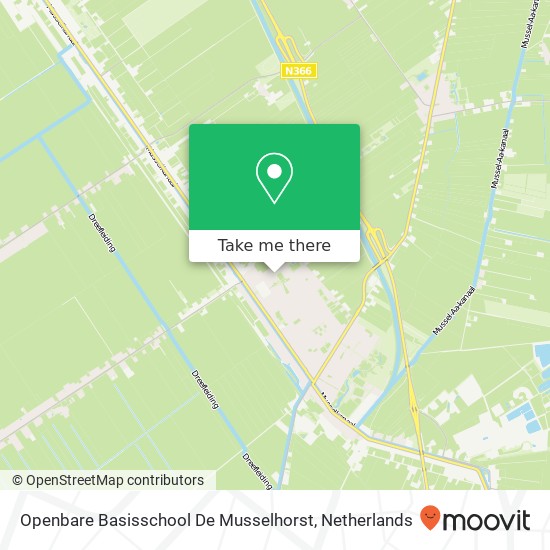 Openbare Basisschool De Musselhorst map