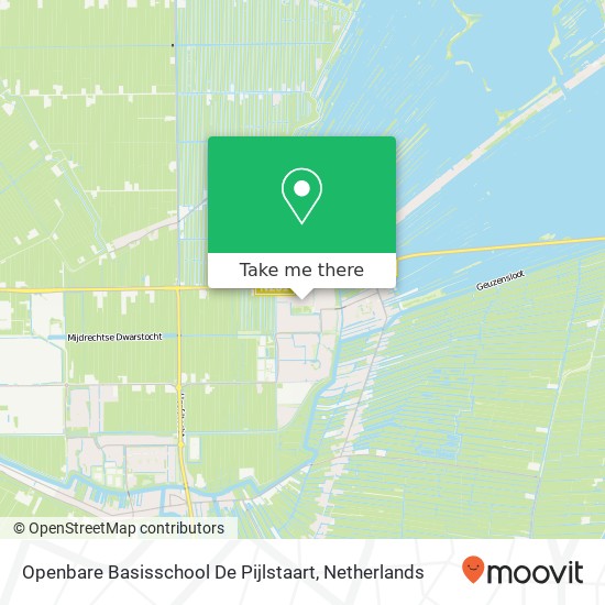 Openbare Basisschool De Pijlstaart map