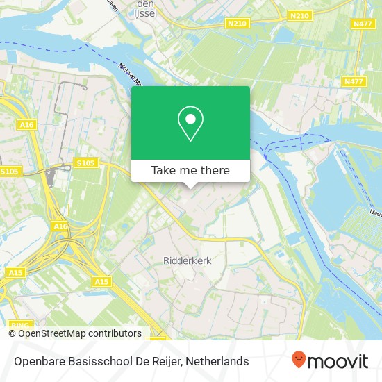 Openbare Basisschool De Reijer map