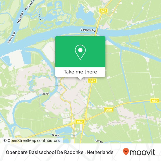 Openbare Basisschool De Radonkel map