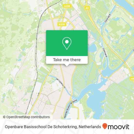 Openbare Basisschool De Schoterkring map