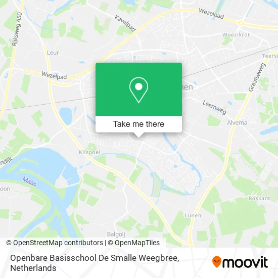Openbare Basisschool De Smalle Weegbree map