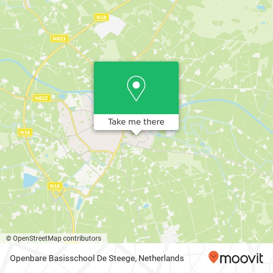 Openbare Basisschool De Steege map