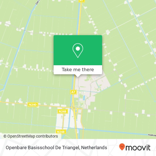 Openbare Basisschool De Triangel map