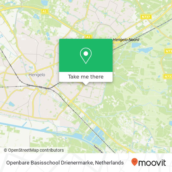 Openbare Basisschool Drienermarke map