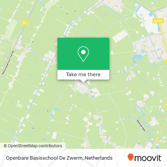 Openbare Basisschool De Zwerm map