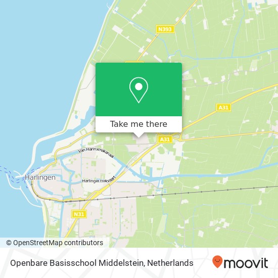 Openbare Basisschool Middelstein map