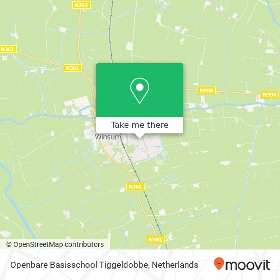 Openbare Basisschool Tiggeldobbe map