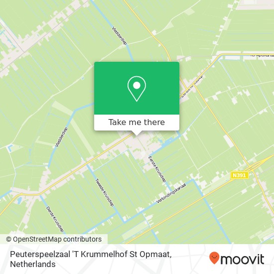 Peuterspeelzaal 'T Krummelhof St Opmaat map