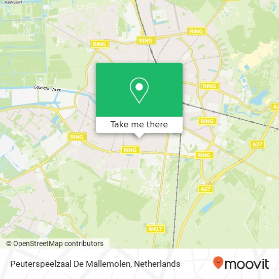 Peuterspeelzaal De Mallemolen map