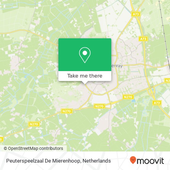 Peuterspeelzaal De Mierenhoop map