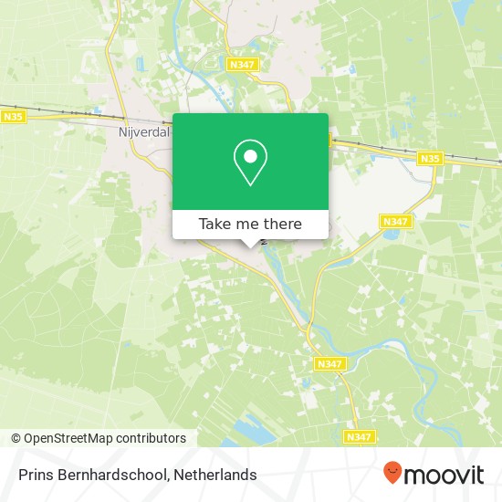 Prins Bernhardschool map