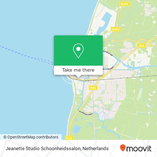 Jeanette Studio Schoonheidssalon map