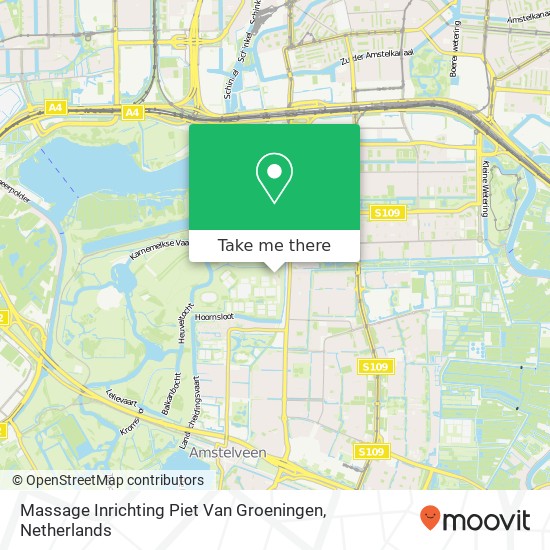 Massage Inrichting Piet Van Groeningen map