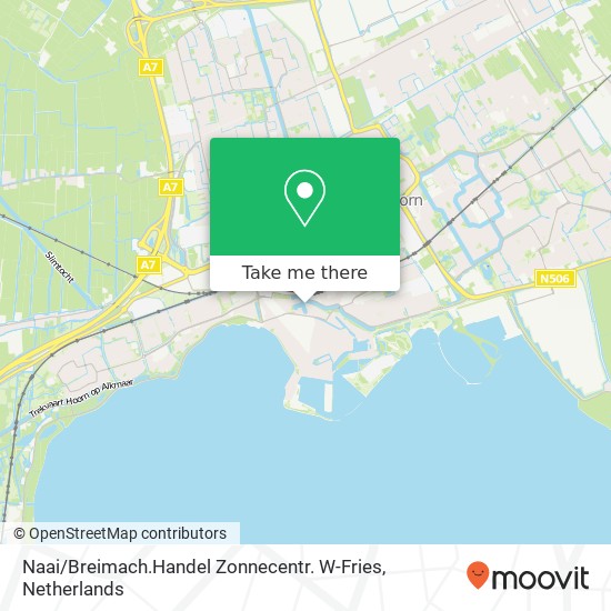 Naai / Breimach.Handel Zonnecentr. W-Fries map