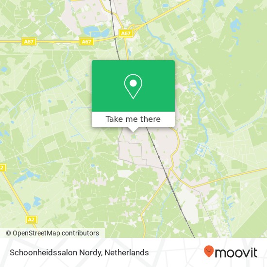 Schoonheidssalon Nordy map