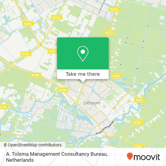 A. Tolsma Management Consultancy Bureau map