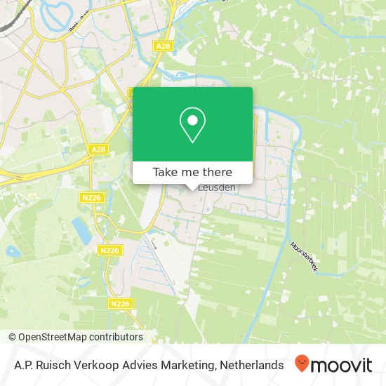 A.P. Ruisch Verkoop Advies Marketing map