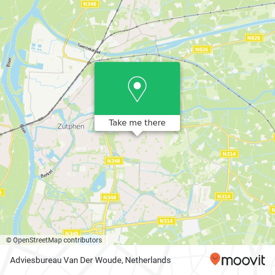 Adviesbureau Van Der Woude map