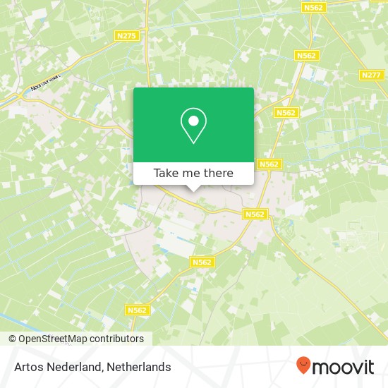 Artos Nederland map