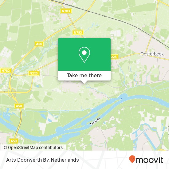 Arts Doorwerth Bv map